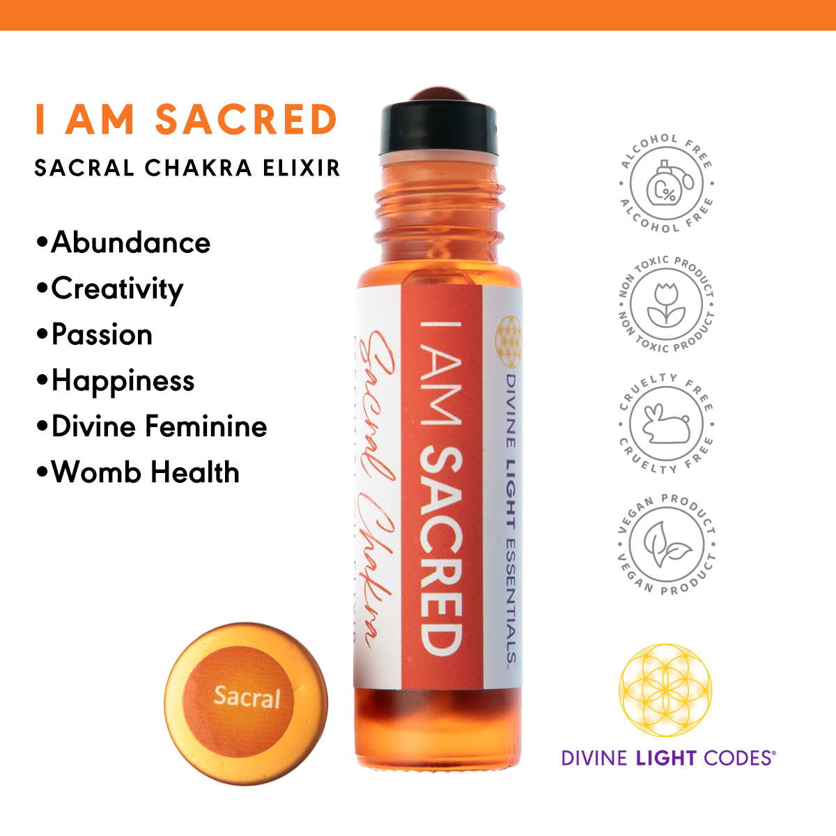 Chakra Balancing Elixirs - Essential Oils - 7 Roller Bottles Set