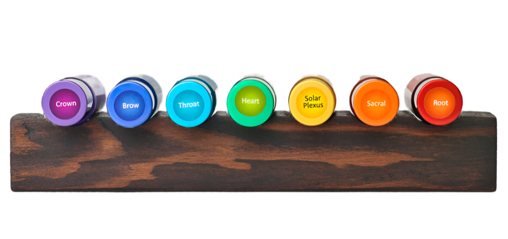 Chakra Balancing Elixirs - Essential Oils - 7 Roller Bottles Set