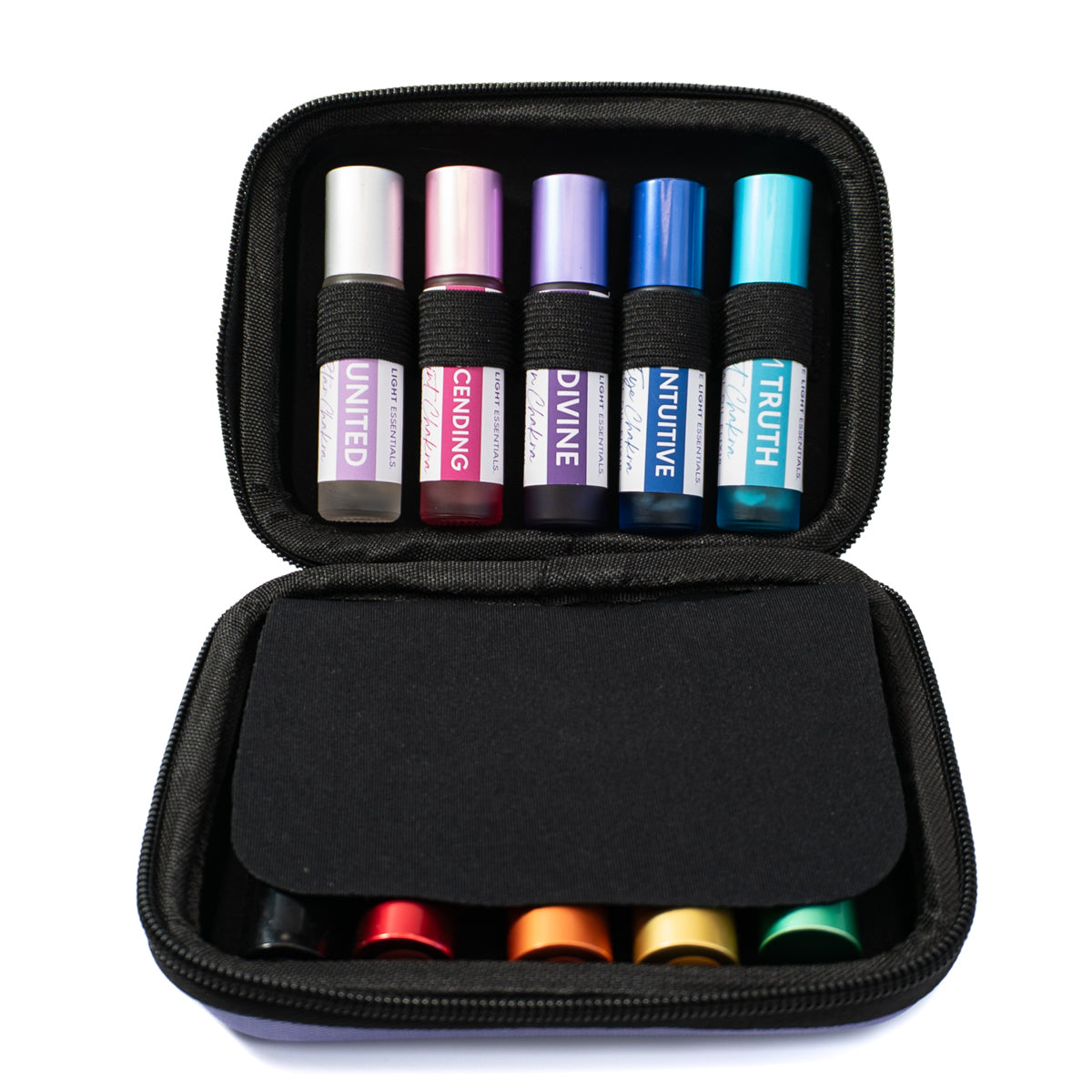 Chakra Balancing Elixirs - Essential Oils - 7 Roller Bottles Set