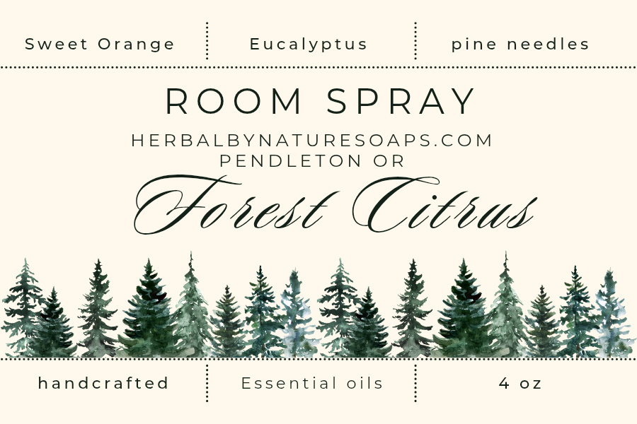 Essential oil room & linen spray